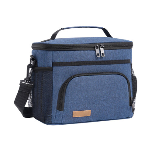 Food Storage Bag Thick Oxford Materials Ergonomic Handle-Blue