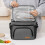 Food Storage Bag Thick Oxford Materials Ergonomic Handle-Blue 3
