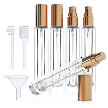 5 STKS Elegante Parfumflesjes Hervulbare Glazen Verstuiver-goud