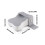 Orthopedic Knee Support Pillow Breathable-Large gray strapless 4