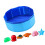 Foldable Pet Bathing Pool NonSlip Base Includes 6 Chew-30 by 10 1