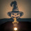 Ghostly Figure Plastic Candle Base-Pumpkin candlestick 1