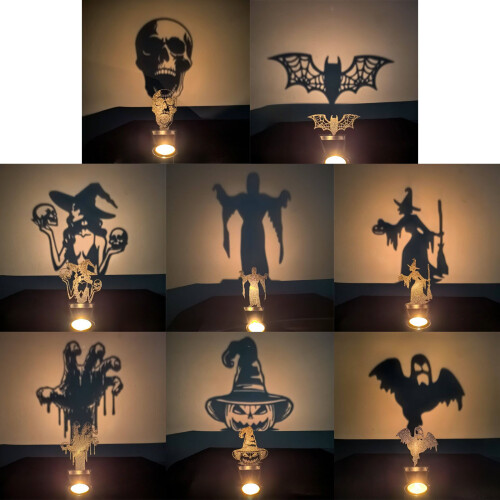 Ghostly Figure Plastic Candle Base-Pumpkin candlestick 2