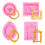 4 stuks herbruikbare siliconen cakevormen embossing frame 1