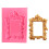 4 stuks herbruikbare siliconen cakevormen embossing frame 2
