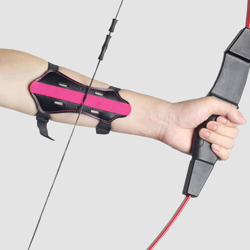 Archerys Armguard Protector Adjustable Forearm Wrist Protector For Youth Archery Practice Arm Guard 1