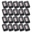 20pcs Semi Open Window Earring USB Drive Holder Tinplate-Black 1