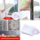 Home Window Screens Set Adhesive Tape-White 1.3X1.5 meters 2