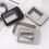 20pcs Semi Open Window Earring USB Drive Holder Tinplate-Black 7
