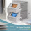 Portable Hat Storage Case with Clear Window Foldable Design 3