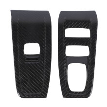 Elegante design in fibra di carbonio Accessori interni Copertura pannello console centrale Aggiornamento superficie in fibra di carbonio per auto