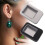 20pcs Semi Open Window Earring USB Drive Holder Tinplate-Black 5