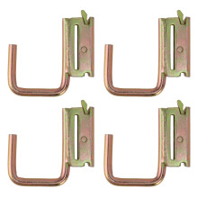 Heavy Duty Steel Construction E Track Spring Fitting Hooks Universal Application Cargo Management Rust Protection Zinc Coated Easy To Install