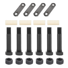Kit di boccole in nylon e bulloni per grilli di traino per sistemi a doppio asse, componenti di alta qualità resistenti alla corrosione per