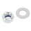 Rust Resistant Stainless Steel Flat Washer Durable Material Corrosion Resistance Versatile Use High Temperature Resistance Reliable Connection Load 8