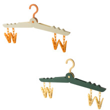 Perchas de viaje plegables, material ABS de alta calidad, perfectas para viajes de negocios, clips antideslizantes para viajes de camping y uso