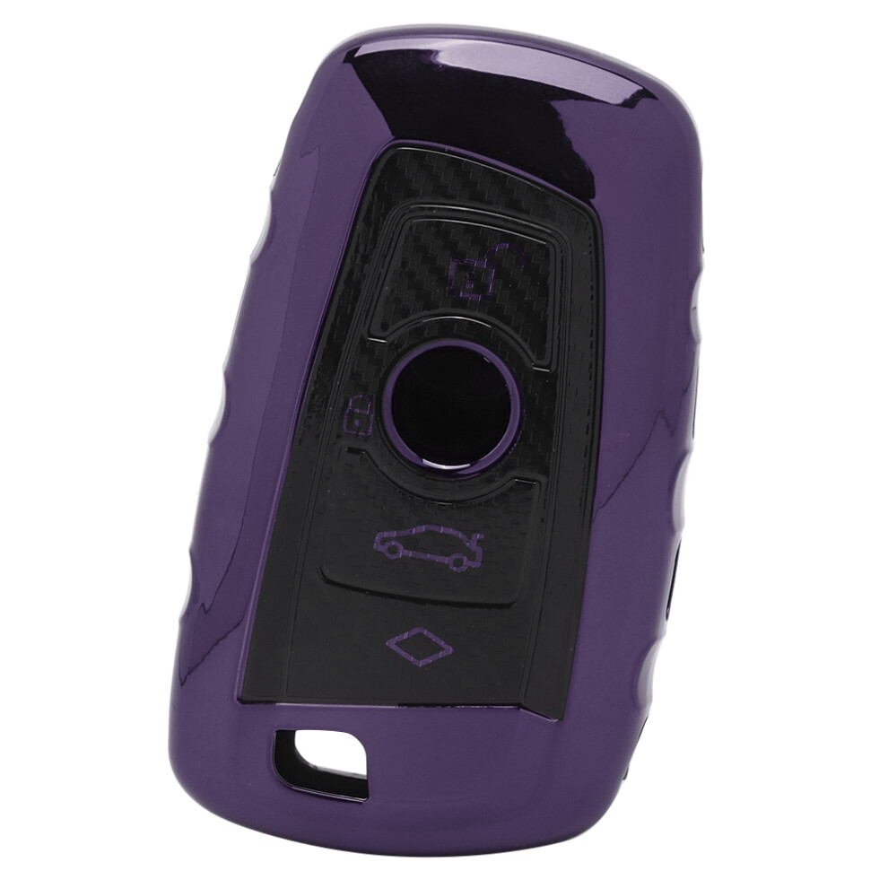 360 Full Coverage For Bmw Key Fob Cover, Unaffected Signal Tpu Key Case With Carbon Fiber Texture Fashionable Key Shell For X3 X5 X6 1 Series 5 9190834856018