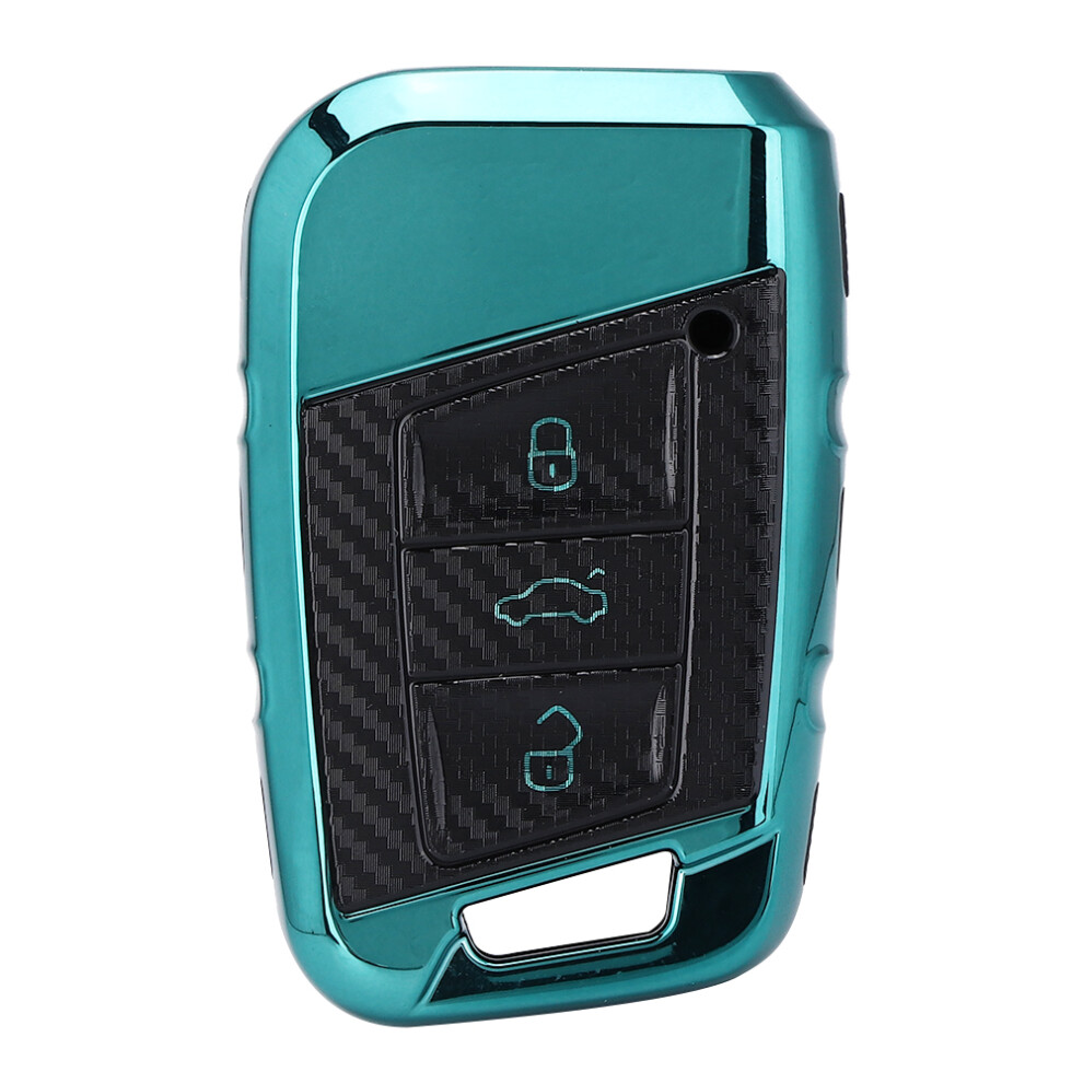 Car Key Fob Skin Fits Atlas Teramont Superb Kodiaq, Soft Tpu Material Signal Not Affected Keyless Entry Sleeve Durable Protector 360 Degree 9190834856070