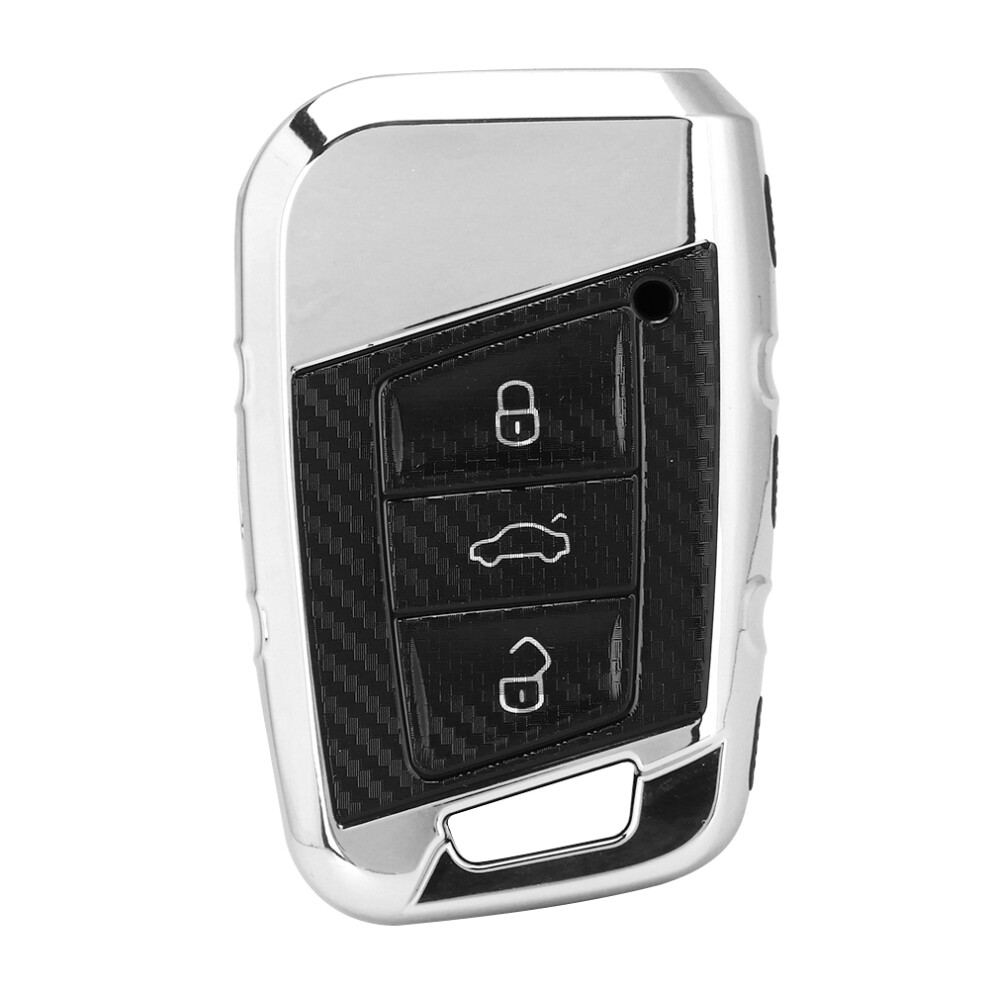 Car Key Fob Skin Fits Atlas Teramont Superb Kodiaq, Soft Tpu Material Signal Not Affected Keyless Entry Sleeve Durable Protector 360 Degree 9190834856094