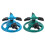 360 Degree Rotating Lawn Sprinkler With Plastics-Blue 2
