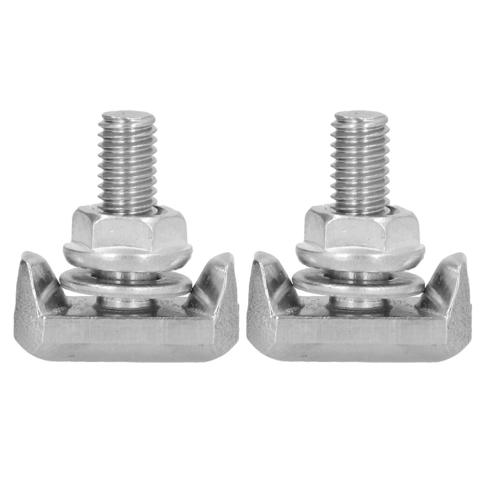T Bolt Kit For Car Battery Terminal, Battery Clamp Terminal Corrosion Resistant Durable Easy To Install Automotive Fastener Set, Stainless Steel Rust 9176269133559