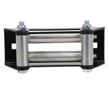 Kabelføringsrulle til spil på 4000-5500 pund. Robust og holdbar aluminiumskonstruktion. Minimerer friktion. Jævn spilning.