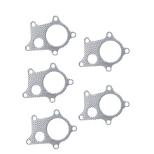 Durable 5PCS Exhaust Manifold Gasket Set T3/T4 T04E 5-Bolt Fitting