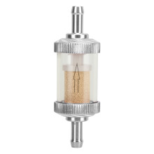 Filtro de combustível resistente ao calor, filtro de combustível em linha Uni Fit, copo coletor transparente reutilizável e lavável, filtragem de