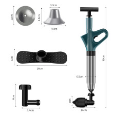 Multi-functional Toilet Plunger with High Pressure Plunger Design, Toilet Plunger Heavy Duty Real-Time Pressure Indicator for Sink Bathtub Floor Drain