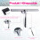 Silicone Blade Shower Squeegee for Glass Doors, Versatile Functionality with Ergonomic Design and Non-Slip Grip, Multi-Purpose Squeegee for Shower Gla 3