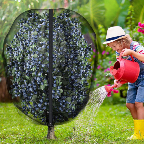 Fruitboomnet met tuinvogelnet met ritssluiting,-2,4x3m 2