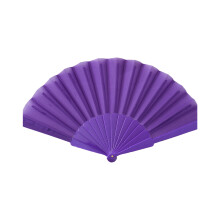 Éventail à main pliable en tissu, Kung Fu chinois,-Violet