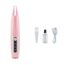 Ergonomic Pet Hair Trimmer Rechargeable-Upgraded pink LED li