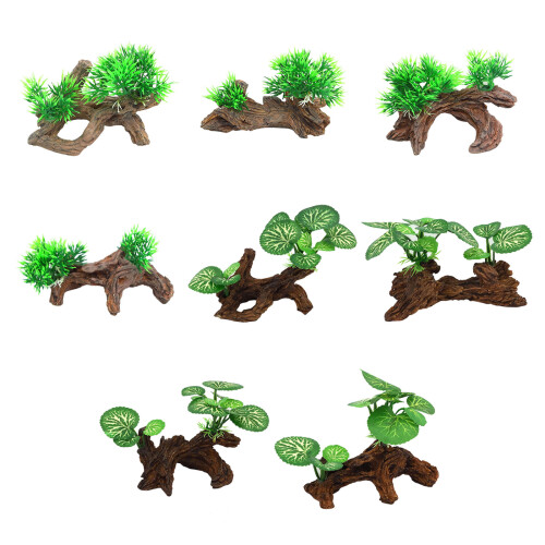 Natural Lookings Artificial Tree Trunk Aquariums Decoration-3 1