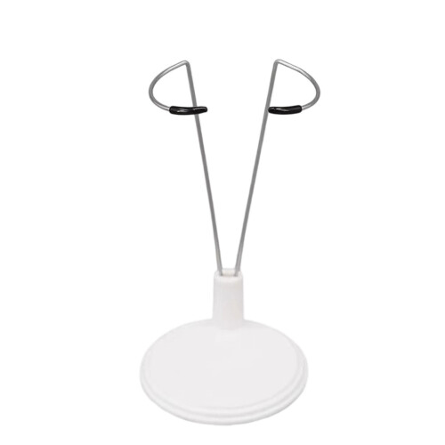 Pack Of 6 Metal Doll Display Stands Secure Support Base-Black 1