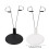 Pack Of 6 Metal Doll Display Stands Secure Support Base-Black 5