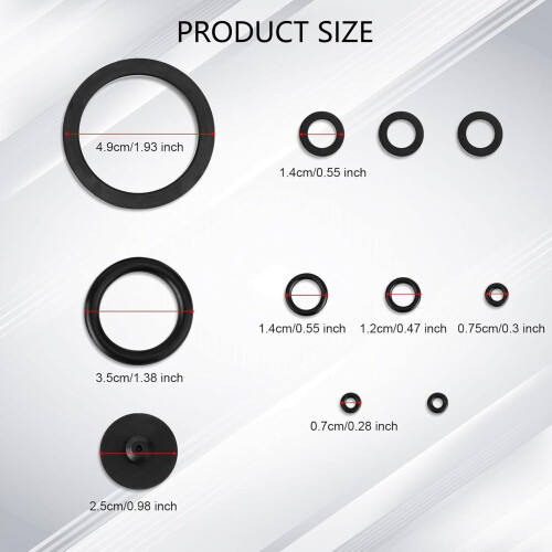 11Pcs Garden Sprinkler Replacement Gaskets Thickened Rubber 2
