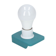 Lampadina a LED E27 12-60V Bianca 700lm Portatile compatibile con batterie serie BL da 18V