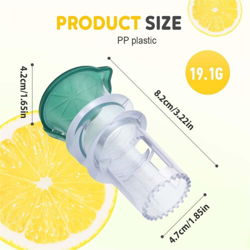 Presse-citron à vis, presse-citron de qualité alimentaire,-Vert 2