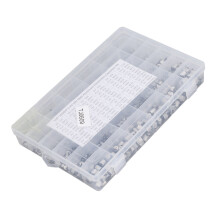 1520Pcs SMD Electrolytic Capacitors Kit 1uF-1000uF Black Aluminum