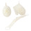 Ensemble d'épurateurs de douche ergonomiques, outil de-Blanc 1