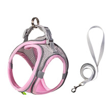Sangles de harnais pour animaux de-Rose XS 3 à 6 chats ca