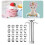 Fondantpers met 20 tips Clay Extruder Rotary Mold Tool Set 2
