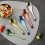 Solid Metal Outdoors Spoon Convenient Camping-Crimson purple L 4