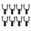 Space Saving Branch Support Plant Staking Tool Fit for-8 1