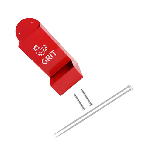 Durability Chicken Feeder for Outdoor Use With Spill Proof-Red