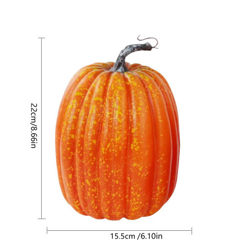 Fausses citrouilles décoratives, artificielles,-Blanc 2