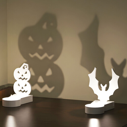 Bat Pumpkins Candle Holder Molds Epoxy-Pumpkin head stitch 1