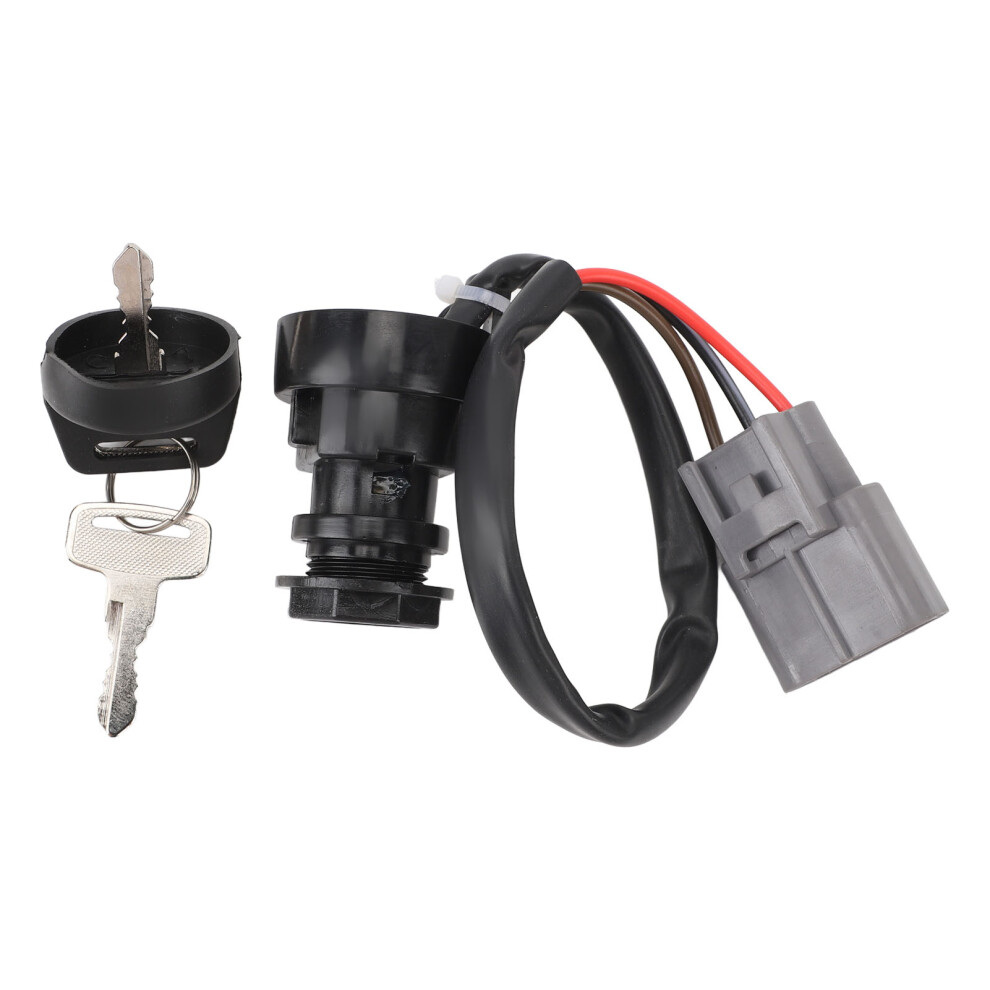 Ignition Key Switch For Yamaha Atv, Easy Install Ignition Key Switch With High Reliability, Premium Material Replacement For Grizzly Atv 660 Yfm660 9190834886527