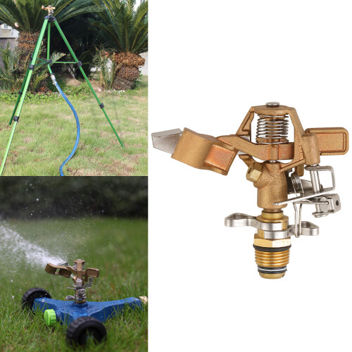 Durable Brass Garden Sprinkler with Automatic 360-Style A 2